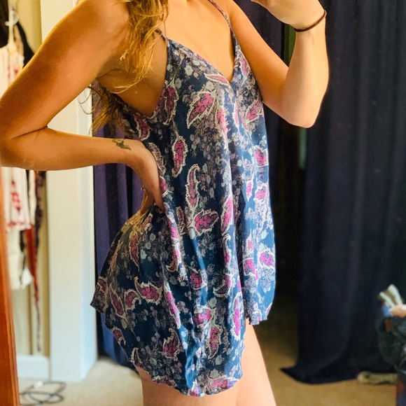 Paisley Bohemian Tank Top S - Picture 2 of 9